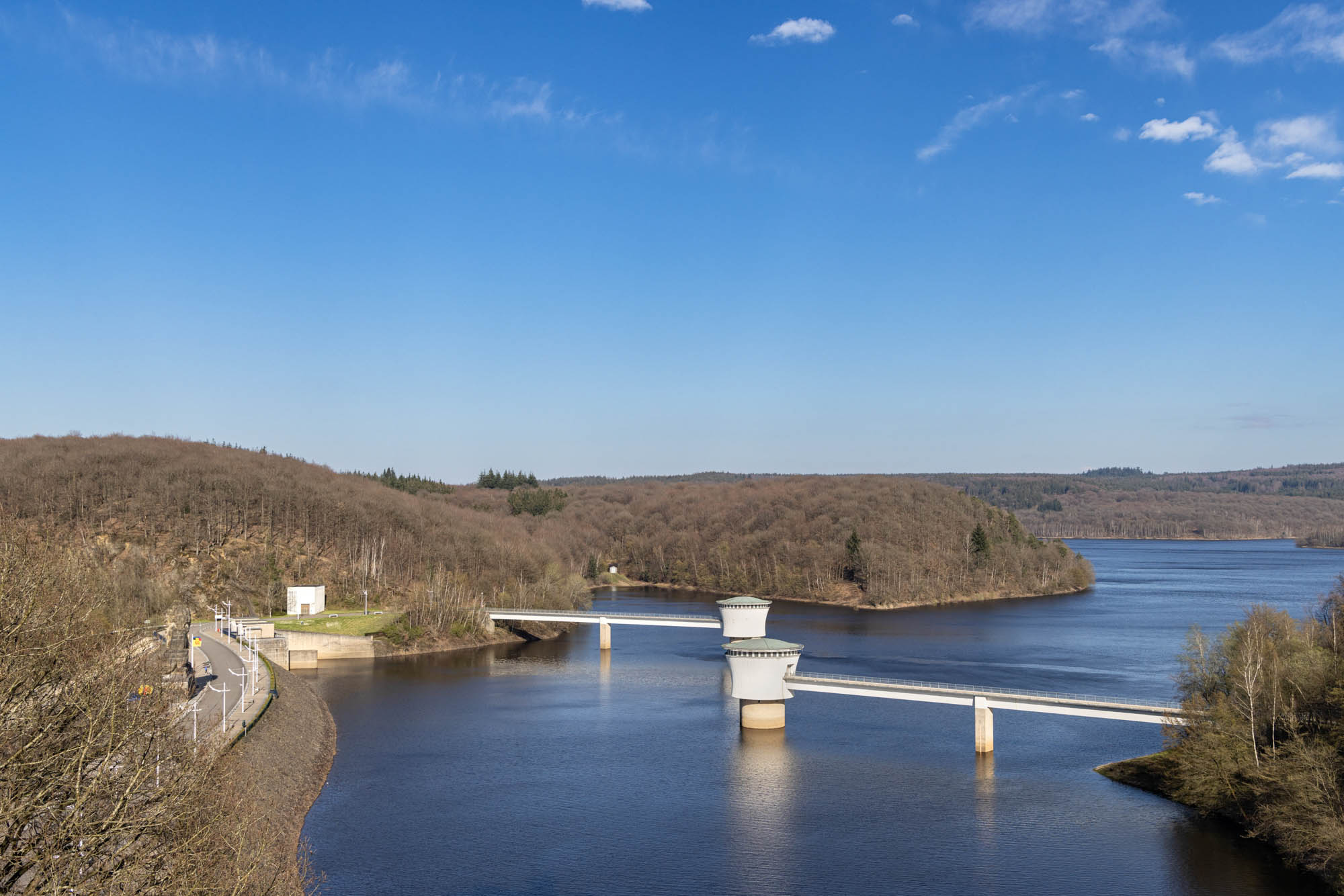 Uitzicht op Lac de la Gileppe