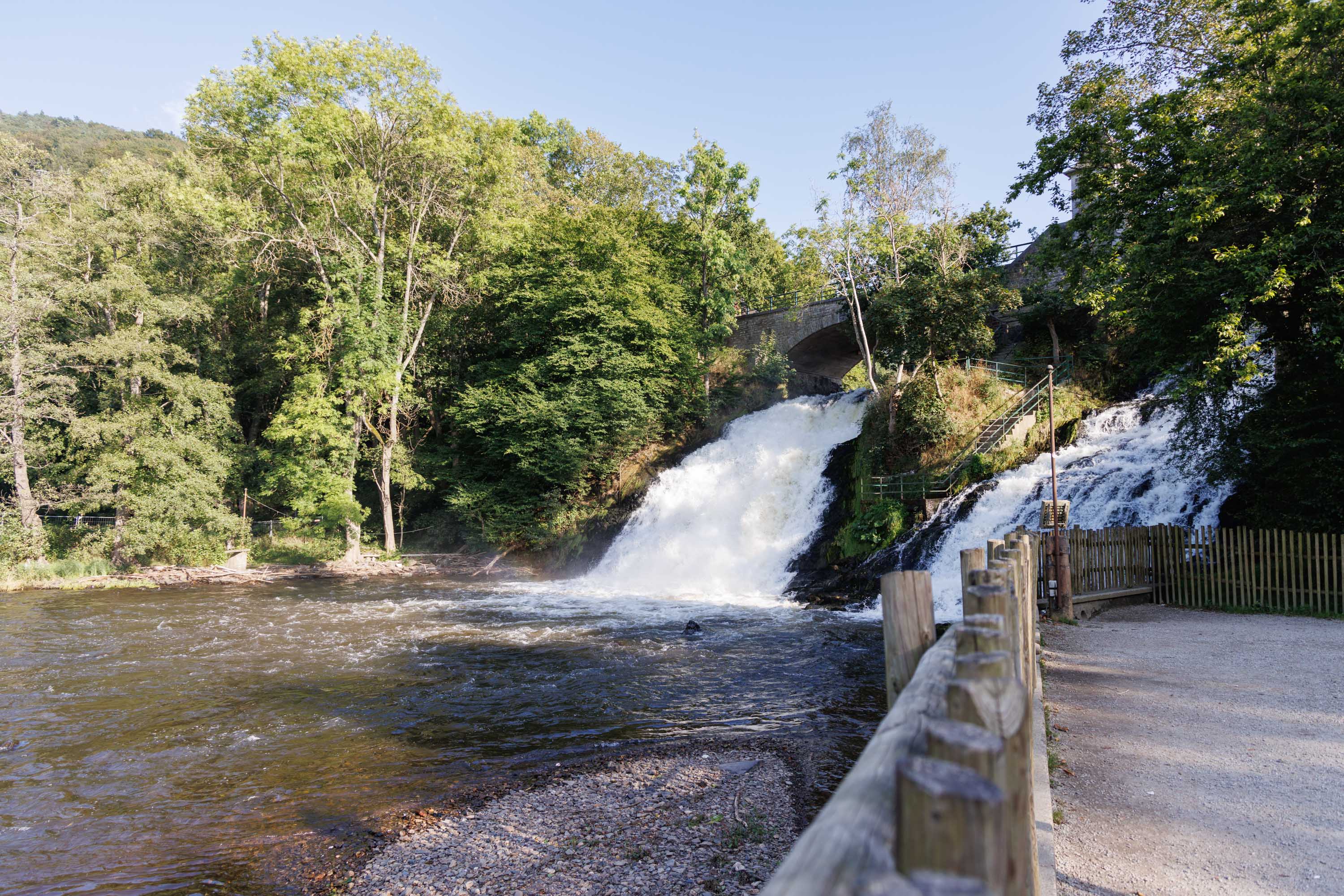 De waterval van Coo